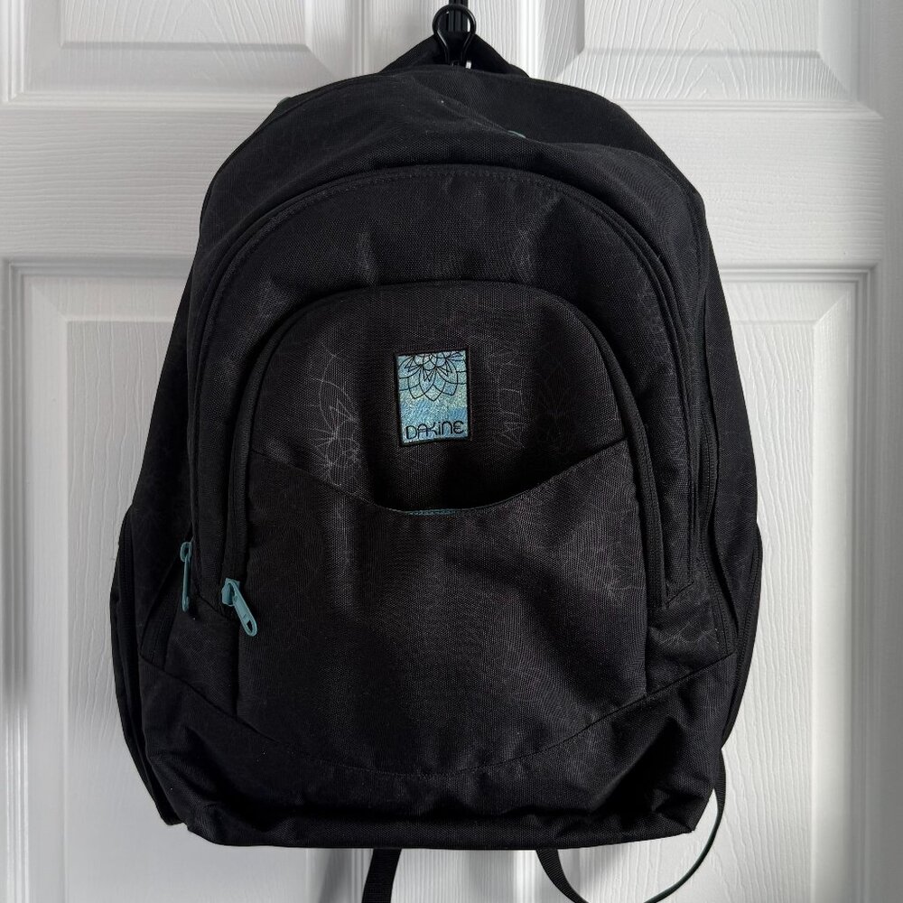 Dakine Canvas Multi Pocket Black Backpack